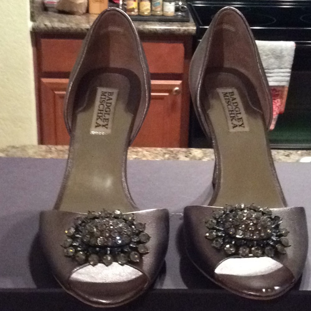Badgley Mischka size 8 “Sex in the City” heels.